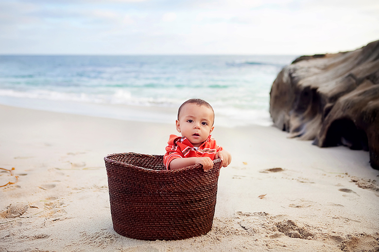 baby beach photography