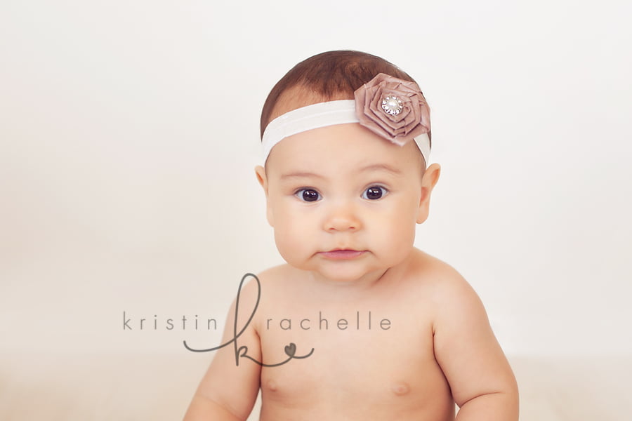 6 month baby portrait studio