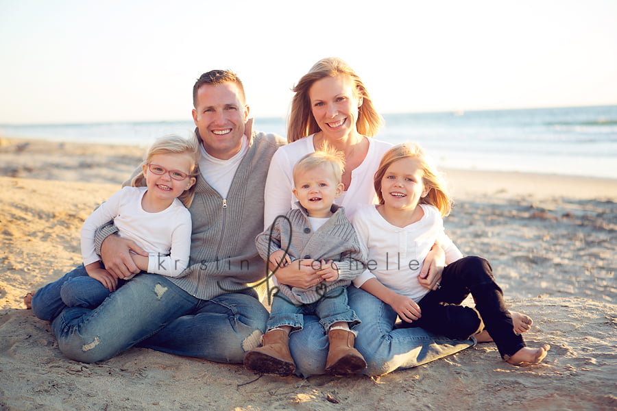 family beach photography