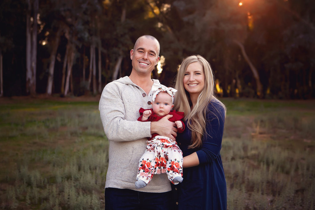 Photo of Family for their Portrait Session in San Diego, CA with Kristin Rachelle Photography