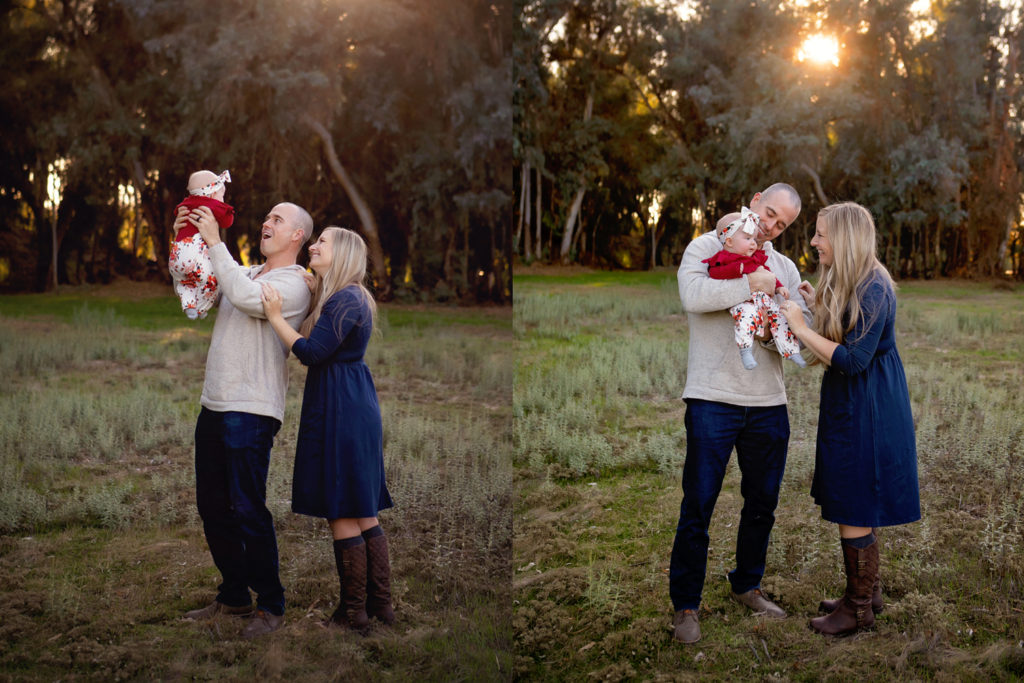 Photo of Family for their Portrait Session in San Diego, CA with Kristin Rachelle Photography