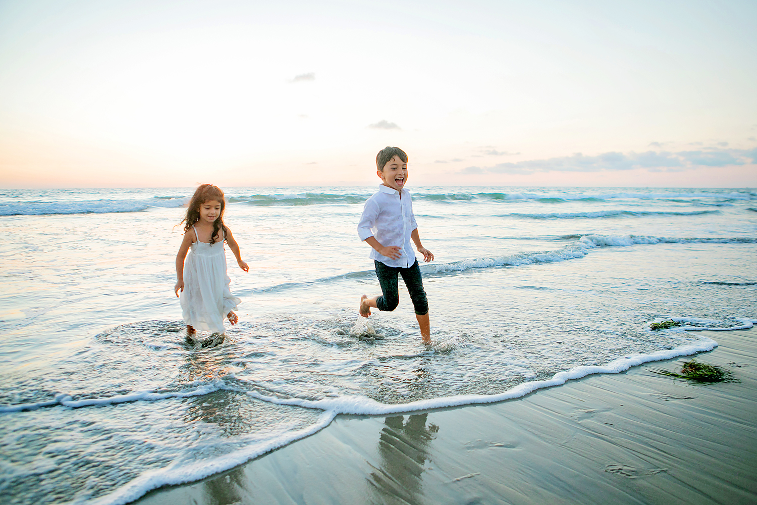 Childrens Portraits for Beach Photography in Carlsbad, California