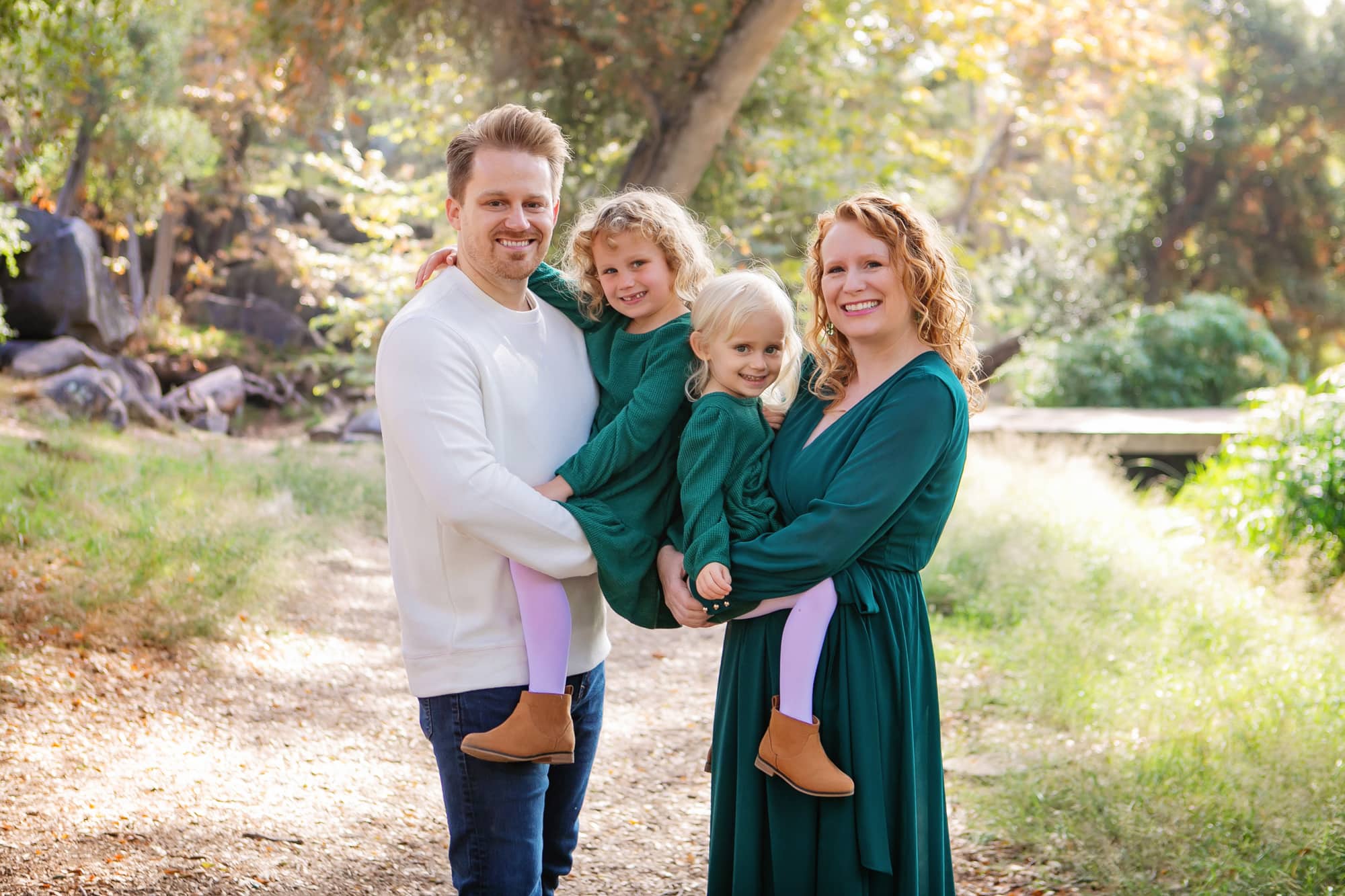 Best San Diego Family Portraits in Felicita Park Escondido