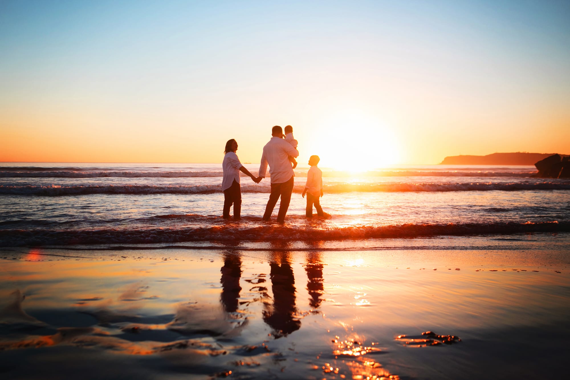 Family Beach Photographers at Hotel Del Coronado