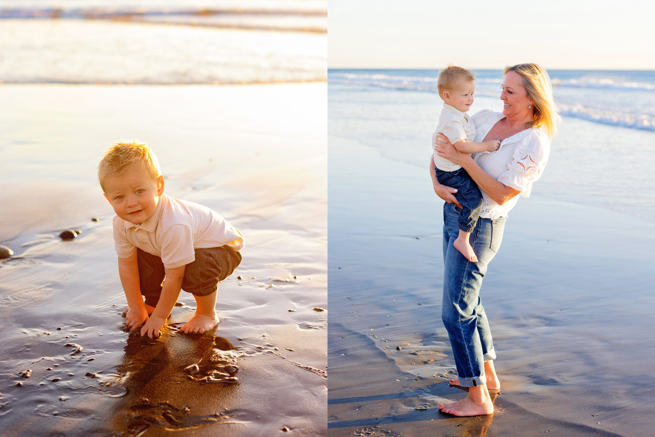 carlsbad beach family photos details hands sand
